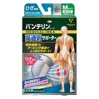 興和 バンテリンコーワ高通気サポーター ひざ専用 ふつうサイズ シルバーグレー 329007