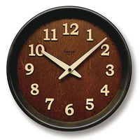 さんてる 逆転時計 置き掛け兼用 直径320×奥行40mm ブラック