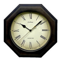 さんてる 電波時計 クロックスランド 置き掛け兼用 幅285×奥行55×高さ285mm ライトブラック SR26_DBK_R 1個（直送品）