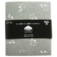 E.OCT ecomfortHouse MQスポンジワイプ 白クマGY 24g 2枚 4589740410738 1箱(5個入)（直送品）