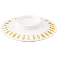 台和 優飯碗(蓋) 山吹十草(やまぶきとくさ)内 UF-201-YT 1個（直送品）