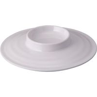 台和 優飯碗(蓋) 白 UF-201-W 1個（直送品）