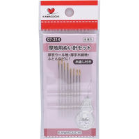 チワピイくん8冊セット KAWAGUCHI 普通地用ぬい針セット 8本入 TK07215 1セット(5枚