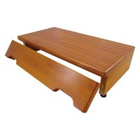 シモヤマ 木製玄関台 くっつ板踏み台 幅600×奥行350×高さ150mm