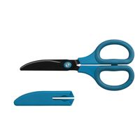 ナカバヤシ はさみ サクットカット ヒキギリフッ素コート ブルー NH-HF175B 1セット（1本×5）