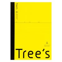 日本ノート Tree’s A4 A罫40枚 イエロー UTRAA4Y 1セット(10冊)（直送品）