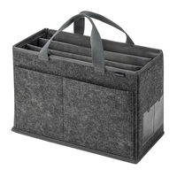 サンワサプライ フェルトBOXバッグ BAG-TW9BK 1個