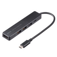 サンワサプライ  HDMIポート付 USB Type-Cハブ USB-5TCH15BK（直送品）