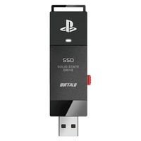 バッファロー  ＰｌａｙＳｔａｔｉｏｎ（Ｒ）５　公式ライセンス商品　ポータブルＳＳＤ　スティック　１．０ＴＢ SSD-SAO1.0U3-B（直送品）