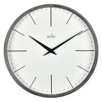 ACCTIM(アクティム) Leksvik/Grey 壁掛け時計 ウォールクロック AC25047 1個（直送品）