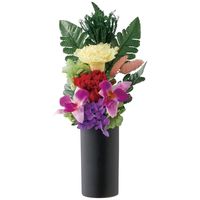 スープ 色華やか仏花(花瓶付)(仏事包装) HC16999KN 1個（直送品