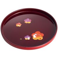 想贈 山中塗 和紋様 丸盆 24811 1箱(直送品) - アスクル 想贈 山中塗 和紋様 丸盆 24811 1箱(直送品) - アスクル