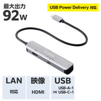 エレコム ドッキングステーション 4in1 HDMI（R）+LAN DST-C29SV 1個