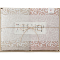 紋織タオル バスタオル2枚セット(木箱入) ギフトセット IM7750 1個（直送品）