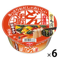 カップ麺 日清のあっさりおだしがおいしいどん兵衛 旨辛チゲうどん 日清食品 　1セット（1個×6）