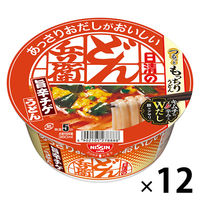 カップ麺 日清のあっさりおだしがおいしいどん兵衛 旨辛チゲうどん 日清食品 　1セット（1個×12）