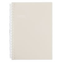 リヒトラブ Pastello ツイストノート B6 B罫6mm ベージュ N1969-16 1冊