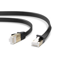 LANケーブル CAT7 爪折れ防止 フラット 3m ブラック ECLD-TWSFT/BK3 エレコム 1個（直送品）