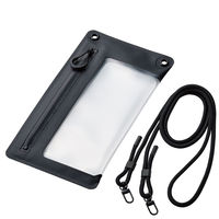 エレコム 防水スマホケース 防水ポーチ IPX8 気密ファスナータイプ P-WPSZ