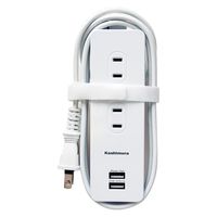 カシムラ USBポート付電源ACタップ AC-045 1台