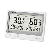 エスコ デジタル温度・湿度計 EA742CA-6A 1個（直送品）