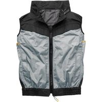 空調服グレー ベスト 30000mAh クールベストL アタックベース 空調服風神 The tough 空調風神服ベストサージ