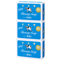 牛乳石鹸共進社 カウブランド 青箱 バスサイズ 3コパック 4901525011808 1セット(3個×6)（直送品）