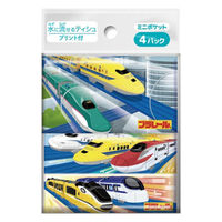 ダイレイ プラレール ミニポケットティシュ4個組 4901988000074 1セット(4個×5パック)