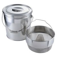 カンダ 18-8バケット2とんがり 荒目 18L V-1313C 4934481203055 1個（直送品）