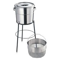 カンダ バケット3スタンド式(丸型 中目 13L) V-1316B 4934481203130 1組（直送品）