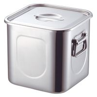 カンダ KO 18-8角キッチンポット 30cm(26.0L) 4954057760300 1個（直送品）