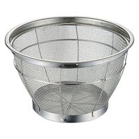 カンダ BK 18-8深型ザル荒目 35cm 4977544831178 1個（直送品）