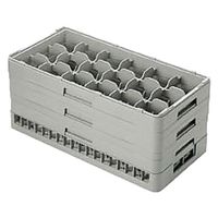 本間冬治工業 BK ハーフ グラスラック18仕切 HG-18-75 4968800 1