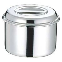 カンダ CLO 18-8浅型キッチンポット14cm(1.2L)手無 4997956142037 1個（直送品）