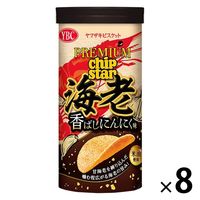 プレミアムチップスター海老 香ばしにんにく味 1セット（1個×8） ヤマザキビスケット株式会社 ポテトチップス おつまみ