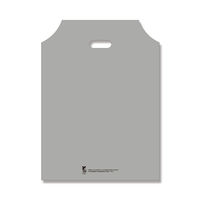 シモジマ HEIKO 手抜きポリ袋 バイオハンディバッグ S シルバー 006959402 1袋(100枚)