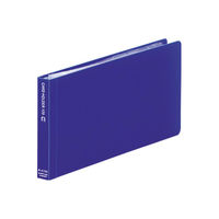 リヒトラブ カードホルダー<カドロック&SEIHON> 120カード 青 A4100-8 1冊