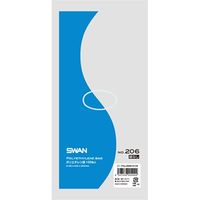 シモジマ スワン ポリエチレン袋 No.206 紐なし 100枚入/袋 006616126 1袋