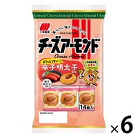 チーズアーモンド 辛子明太子風味14枚 1セット（1個×6） 三幸製菓 あられ 煎餅