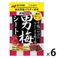 男梅シート27g 1セット（1個×6） ノーベル製菓
