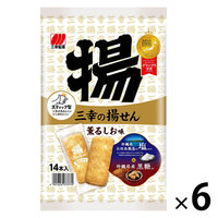 三幸の揚せん 薫るしお味14本 1セット（1個×6） 三幸製菓 お煎餅