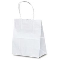 ベルベ 紙袋 1117 自動紐手提袋 T-1 白無地 1袋(25枚)