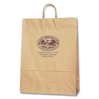 シモジマ 25チャームバッグ KA 未晒アメリカンクラブ 003281100 1袋(50枚)