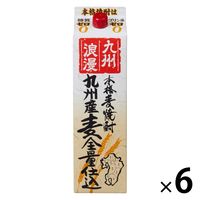 いいちこ - Ys836   いいちこ麦25度1.8Lパック  1ケ一ス( 6本入 ) いいちこ 25度 1.8L パック 1箱（6本） 三和酒類 麦焼酎 - アスクル