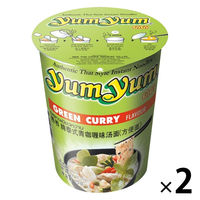 インターフレッシュ yumyum（ヤムヤム）カップラーメン グリーンカレー味 1セット（2個）