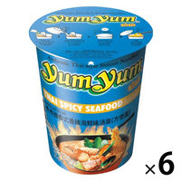 インターフレッシュ yumyum（ヤムヤム）カップラーメンス パイシーシーフード味 1セット（6個）