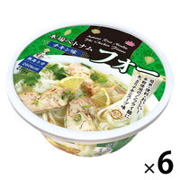 インターフレッシュ インスタントフォー チキンスープ味 ボウル 1セット（6個）