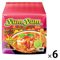 インターフレッシュ yumyum（ヤムヤム） インスタントラーメン トムヤムシュリンプ味 袋麺 1袋（30食：5食入×6袋）