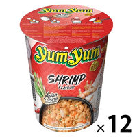 インターフレッシュ yumyum（ヤムヤム）カップラーメン トムヤムシュリンプ味 1セット（12個）