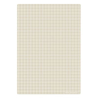共栄プラスチック 下敷 しっかりシタ字キ A4 方眼/無地リバーシブル コーヒー牛乳 SHS-A4-05 1枚